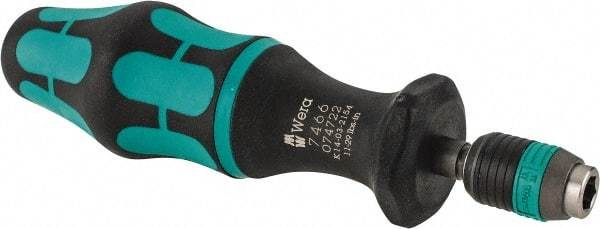 Wera - 1 Piece, 11 to 29 In/Lb, Preset Torque Limiting Screwdriver - 1/4" Drive - Industrial Tool & Supply