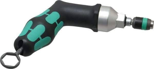 Wera - 25 to 55 In/Lb, Adjustable Torque Limiting Screwdriver - 6" OAL, 1/4" Drive, 2.5 In/Lb Graduation - Industrial Tool & Supply