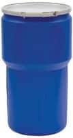 Eagle - 14 Gallon Capacity, Metal Lever Lock, Blue Lab Pack - 5 Gallon Container, Polyethylene, 220 Lb. Capacity, UN 1H2/X65/S; UN 1H2/Y100/S Listing - Industrial Tool & Supply