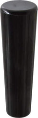 Gibraltar - 1/2-13 Hole, 1-1/32" Deep Hole, Phenolic, Female Insert Fluted Tapered Knob - 4-3/8 OAL, 1" Base Diam, Black, 1-3/8" Head Diam - Industrial Tool & Supply