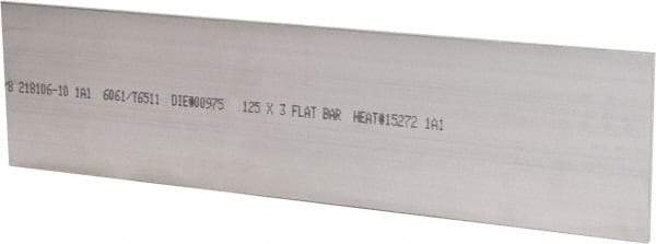 Value Collection - 1/8 Inch Thick x 3 Inch Wide x 12 Inch Long, Aluminum Strip - Alloy 6061 - Industrial Tool & Supply