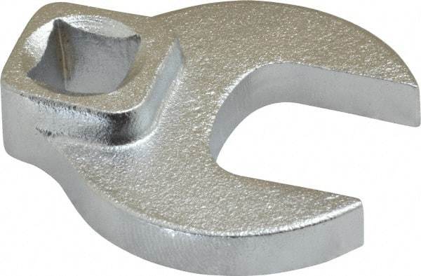 Blackhawk by Proto - 3/4" 3/8" Drive Chrome Open End Crowfoot Wrench - 1-23/32" OAL - Industrial Tool & Supply