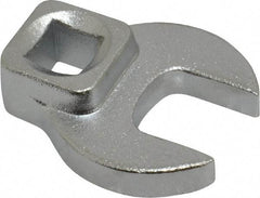 Blackhawk by Proto - 15mm 3/8" Drive Chrome Open End Crowfoot Wrench - 1-19/32" OAL - Industrial Tool & Supply