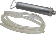PRO-LUBE - Oil Lubrication Aluminum Suction Gun - For 12 oz Container, Use with Antifreeze, Biological Oils, Brake Fluids, Cooling Liquids, Fuel Oils, Mineral Oil, Petrol, Spirits, Synthetic Oil & Water - Industrial Tool & Supply