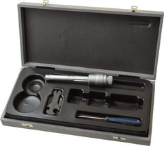 TESA Brown & Sharpe - 0.5 to 0.6", 3" Gage Depth, Mechanical Inside Hole Micrometer - 0.0002" Graduation, Ratchet Stop Thimble - Industrial Tool & Supply