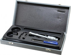 TESA Brown & Sharpe - 0.6 to 0.7", 3" Gage Depth, Mechanical Inside Hole Micrometer - 0.0002" Graduation, Ratchet Stop Thimble - Industrial Tool & Supply