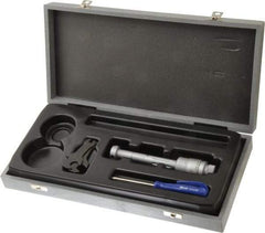 TESA Brown & Sharpe - 0.7 to 0.8", 3" Gage Depth, Mechanical Inside Hole Micrometer - 0.0002" Graduation, Ratchet Stop Thimble - Industrial Tool & Supply