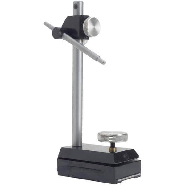 TESA Brown & Sharpe - Rectangular Base, Indicator Transfer Stand - 8-7/8" High, 3-1/2" Base Length x 2-1/2" Base Width x 1.3" Base Height, Includes Holder - Industrial Tool & Supply