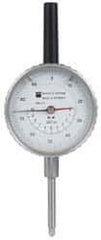 TESA Brown & Sharpe - 1" Range, 0-100 Dial Reading, 0.001" Graduation Dial Drop Indicator - 2-1/4" Dial, 0.1" Range per Revolution, Revolution Counter - Industrial Tool & Supply