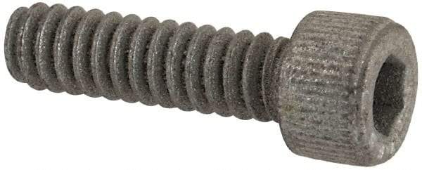 Value Collection - #6-32 UNC Hex Socket Drive, Socket Cap Screw - Alloy Steel, Zinc-Plated Finish, Fully Threaded, 1/2" Length Under Head - Industrial Tool & Supply
