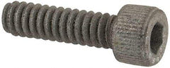 Value Collection - #6-32 UNC Hex Socket Drive, Socket Cap Screw - Alloy Steel, Zinc-Plated Finish, Fully Threaded, 1/2" Length Under Head - Industrial Tool & Supply