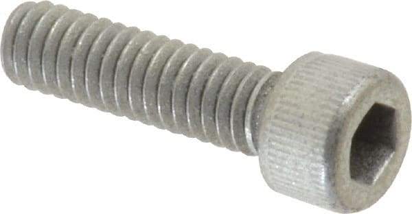 Value Collection - #8-32 UNC Hex Socket Drive, Socket Cap Screw - Alloy Steel, Zinc-Plated Finish, Fully Threaded, 5/8" Length Under Head - Industrial Tool & Supply