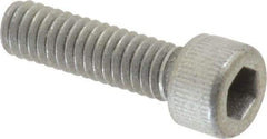Value Collection - #8-32 UNC Hex Socket Drive, Socket Cap Screw - Alloy Steel, Zinc-Plated Finish, Fully Threaded, 5/8" Length Under Head - Industrial Tool & Supply