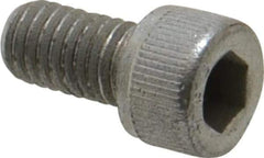 Value Collection - #10-32 UNF Hex Socket Drive, Socket Cap Screw - Alloy Steel, Zinc-Plated Finish, Fully Threaded, 3/8" Length Under Head - Industrial Tool & Supply