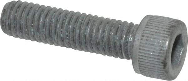 Value Collection - #10-32 UNF Hex Socket Drive, Socket Cap Screw - Alloy Steel, Zinc-Plated Finish, Fully Threaded, 3/4" Length Under Head - Industrial Tool & Supply