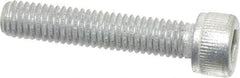 Value Collection - #10-32 UNF Hex Socket Drive, Socket Cap Screw - Alloy Steel, Zinc-Plated Finish, Fully Threaded, 1" Length Under Head - Industrial Tool & Supply