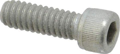 Value Collection - 1/4-20 UNC Hex Socket Drive, Socket Cap Screw - Alloy Steel, Zinc-Plated Finish, Fully Threaded, 3/4" Length Under Head - Industrial Tool & Supply