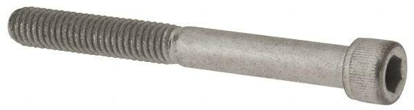 Value Collection - 5/16-18 UNC Hex Socket Drive, Socket Cap Screw - Alloy Steel, Zinc-Plated Finish, Partially Threaded, 3" Length Under Head - Industrial Tool & Supply
