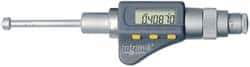 TESA Brown & Sharpe - 1.18" to 1.38", IP40 & IP54, Steel Face TiN Finish, Electronic Inside Micrometer - 0.00005" Resolution, 0.00016" Accuracy, 88.9" Gage Depth - Industrial Tool & Supply
