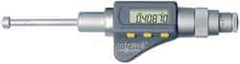 TESA Brown & Sharpe - 0.4" to 0.48", IP40 & IP54, Steel Face TiN Finish, Electronic Inside Micrometer - 0.00005" Resolution, 0.00016" Accuracy, 55" Gage Depth - Industrial Tool & Supply