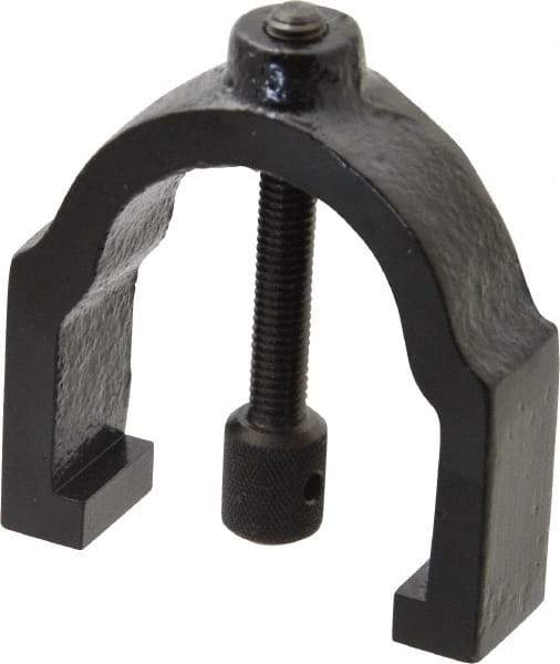 TESA Brown & Sharpe - 1 Inch Max Capacity of V, 1-5/8 Inch Long x 1-1/4 Inch Wide x 1-1/4 Inch High, V-Block Clamp - 90° V Angle, Hardened Steel Clamp, Use with Model 750-1 V-Block - Industrial Tool & Supply