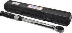 CDI - 3/8" Drive Click Type Adjustable Clicker Torque Wrench - 16.9 N/m to 132 N/m Torque, 16" OAL, 0.7 N/m Graduation - Industrial Tool & Supply