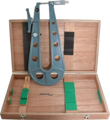 Mitutoyo - 0 to 1" Range, 0.001" Graduation, Mechanical Outside Micrometer - Ratchet Stop Thimble, 13" Throat Depth, Accurate to 0.0002" - Industrial Tool & Supply