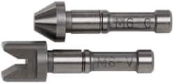 Mitutoyo - Micrometer Anvil - Use with 326126 Series Screw Thread Micrometers - Industrial Tool & Supply