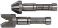 Mitutoyo - Micrometer Anvil - Use with 326126 Series Screw Thread Micrometers - Industrial Tool & Supply