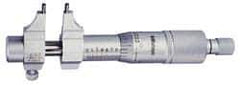 Mitutoyo - 5 to 30 mm Range, Carbide Satin Chrome Coated, Mechanical Inside Caliper Micrometer - 0.001 Inch Graduation, 0.01 mm Graduation, 0.005 mm Accuracy - Industrial Tool & Supply