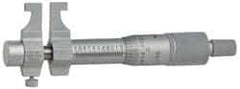 Mitutoyo - 25 to 50 mm Range, Carbide Satin Chrome Coated, Mechanical Inside Caliper Micrometer - 0.001 Inch Graduation, 0.01 mm Graduation, 0.006 mm Accuracy - Industrial Tool & Supply