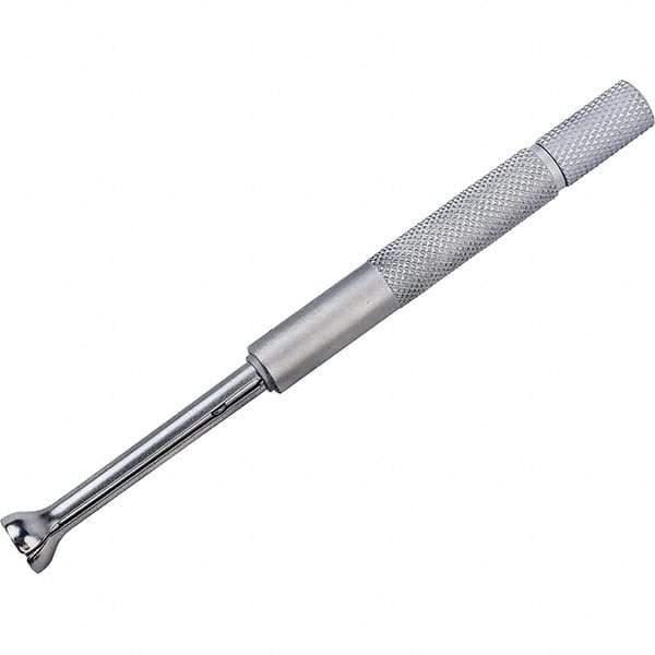 Mitutoyo - 0.4 to 0.5 Inch Measurement, Small Hole Gage - 4-1/4 Inch Overall Length, Half Ball - Industrial Tool & Supply