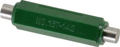 Mitutoyo - 2 Inch Long, Accuracy Up to 0.0001 Inch, Flat End Micrometer Calibration Standard - Use with Outside Micrometer, Includes Heat Insulating Handle - Industrial Tool & Supply
