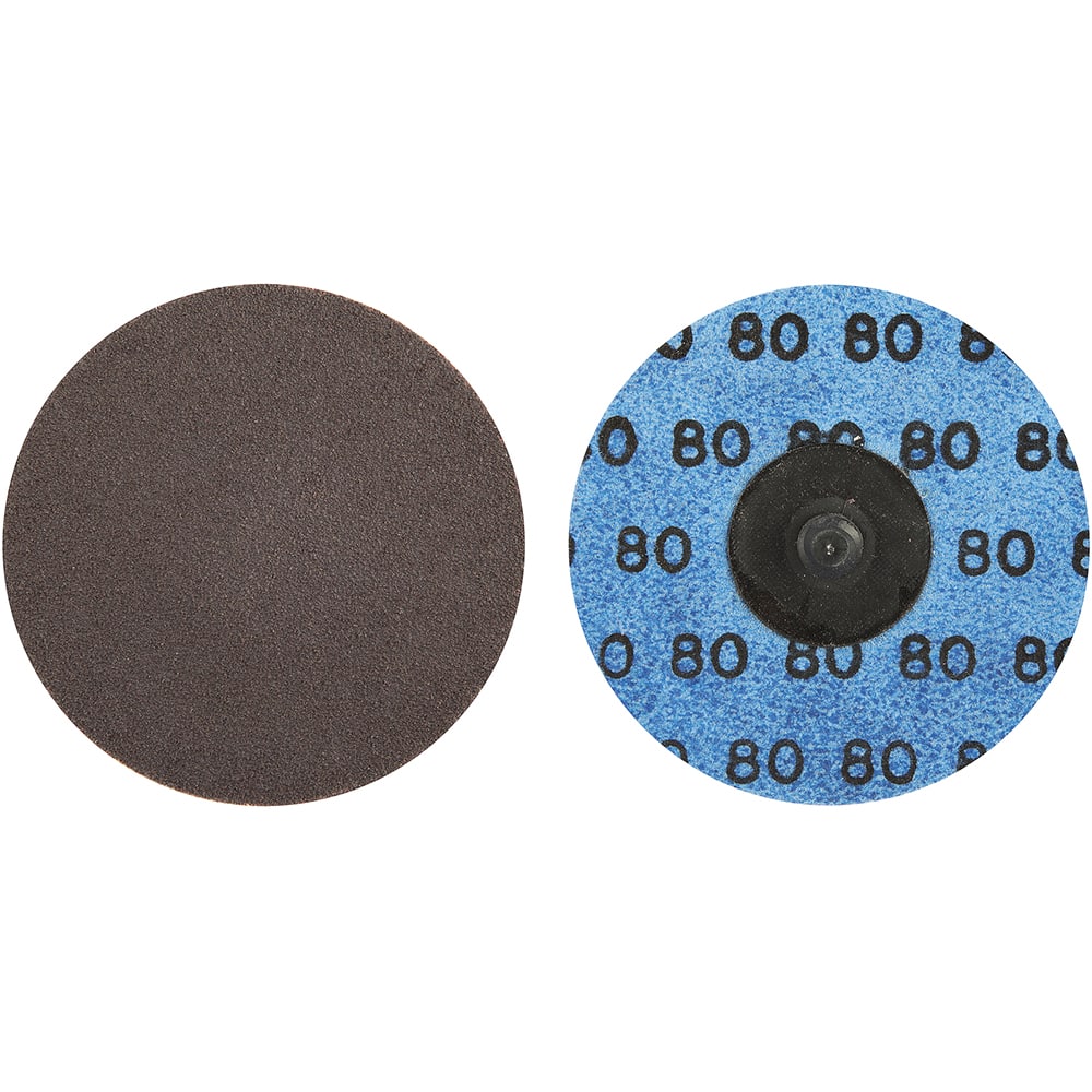 Norton - 3" 80 Grit Aluminum Oxide Quick Change Disc - Industrial Tool & Supply