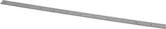 Mitutoyo - 12" Long, 1/100, 1/64, 1/50, 1/32" Graduation, Flexible Stainless Steel Rule - 16R Graduation Style, 1/2" Wide, Silver, Satin Chrome Finish - Industrial Tool & Supply