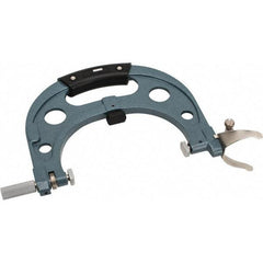 Mitutoyo - 10 to 11 Inch, Snap Gage - 0.0001 Inch Graduation, 15 N Measuring Force, Carbide Anvil, Dial Display - Industrial Tool & Supply