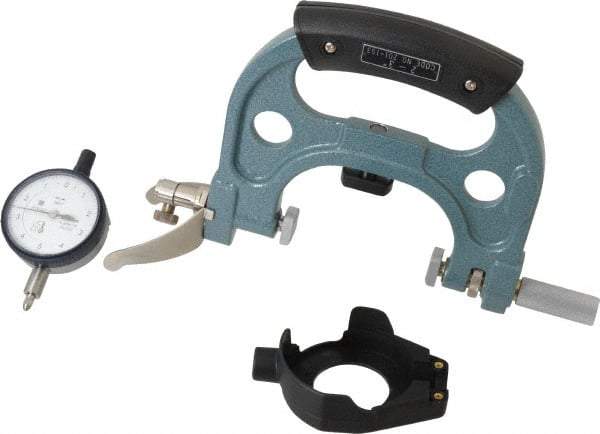 Mitutoyo - 2 to 3 Inch, Snap Gage - 0.0001 Inch Graduation, Dial Display - Industrial Tool & Supply