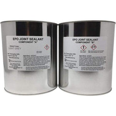 Made in USA - 2 Gal Concrete Repair/Resurfacing - Light Gray, 38.5 Sq Ft Coverage, Epoxy Resin - Industrial Tool & Supply