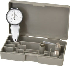 Mitutoyo - 0 to 0.03", 0.000500" Graduation, Horizontal Dial Test Indicator - Industrial Tool & Supply