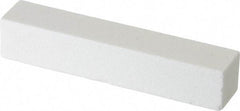 Norton - 150 Grit Aluminum Oxide Square Dressing Stick - 4 x 3/4 x 3/4, Very Fine Grade, Vitrified Bond - Industrial Tool & Supply