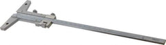 Mitutoyo - 0 to 200mm Measurement Range, 310mm Rule Length, 4 Inch Base Length, Vernier Depth Gage - 0.02mm Graduation, Accurate to 0.03mm, Stainless Steel, Satin Chrome Coated - Industrial Tool & Supply