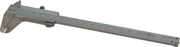 Mitutoyo - 0 to 150mm Stainless Steel Vernier Caliper - 0.05mm Graduation, 40mm Jaw Depth, 0.05mm Accuracy - Industrial Tool & Supply