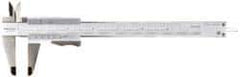 Mitutoyo - 0 to 8" Stainless Steel Vernier Caliper - 1/128" Graduation, 50mm Jaw Depth, 0.03mm Accuracy - Industrial Tool & Supply
