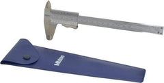 Mitutoyo - 0 to 6" Stainless Steel Vernier Caliper - 0.02mm Graduation, 40mm Jaw Depth, 0.05mm Accuracy - Industrial Tool & Supply