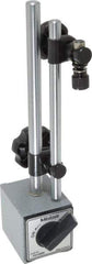 Mitutoyo - 130 Lb Magnetic Force, Indicator Positioner & Holder with Base - Post & Adjustable Rod, Rectangular Base, 55mm Base Height, 58mm Base Length, 50mm Base Width - Industrial Tool & Supply