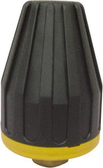 Kranzle - 4,750 psi Rotating, Brass, Ceramic, Plastic & Rubber, Turbo Pressure Washer Nozzle - 1.14mm Orifice Diam, 1/4" Thread, Female, Black & Orange - Industrial Tool & Supply
