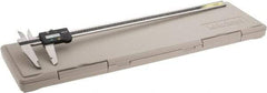 Mitutoyo - 0 to 600mm Range, 0.01mm Resolution, Electronic Caliper - Stainless Steel with 90mm Stainless Steel Jaws, 0.03mm Accuracy, SPC Output - Industrial Tool & Supply