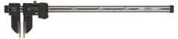 Mitutoyo - 0 to 450mm Range, 0.01mm Resolution, IP66 Electronic Caliper - Stainless Steel with 100mm Carbon Fiber Reinforced Plastic (CFRP) Jaws, 0.05mm Accuracy, SPC Output - Industrial Tool & Supply