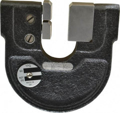 YPG - 1/4 to 1/2 Inch, Cast Iron 2 Frame Snap Gage - 0.0001 Inch Graduation, Hardened Tool Steel Anvil - Industrial Tool & Supply