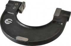 YPG - 3-1/16 to 3-7/16 Inch, Cast Iron 7x Frame Snap Gage - 0.001 Inch Graduation, Hardened Tool Steel Anvil - Industrial Tool & Supply
